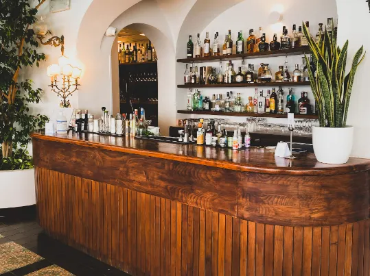 bar en bois